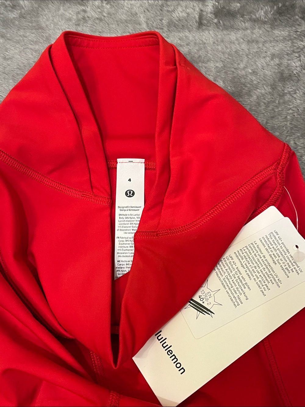 🆕 Lululemon Fast an Free HR Short 6” w/Side Pockets in Oxford Red, size 4 - Picture 5 of 7
